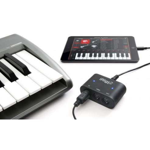Interface Midi Universal para iphone, ipod Toch, ipad y Mac IK Multimedia iRig Midi 2.