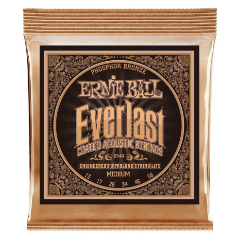 Compra 2544 Everlast Phosphor Bronze Coated Medium 13-56 online | MusicSales