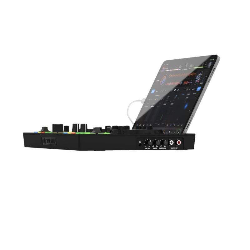 Controlador de DJ Reloop Buddy de tamaño compacto, de 2 canales, para iOS, iPadOS, Android, Mac y PC.