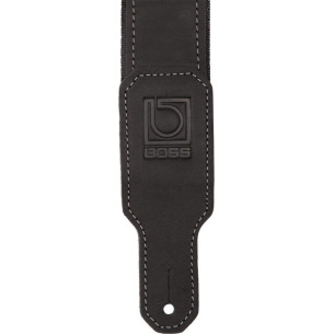 Correa nylon ultrarresistente con extremos de cuero BOSS BSH 20 BLK 2