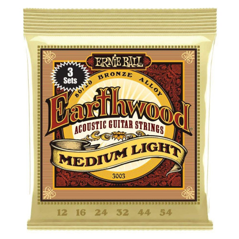 Compra 3003 Earthwood Medium 80/20 Pack de 3 online | MusicSales