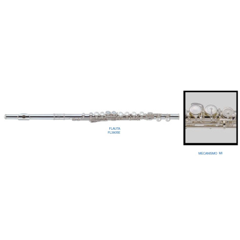 J.Michael FL380-SE Flauta Travesera Alineada Platos cerrados