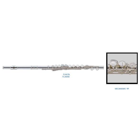 J.Michael FL380-SE Flauta Travesera Alineada Platos cerrados