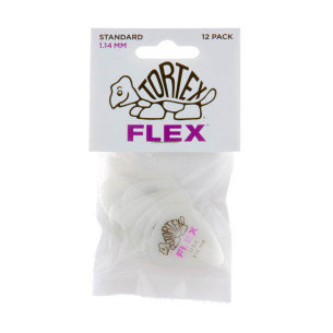 Pack 12 Púas Tortex Flex Standard 1,14mm
