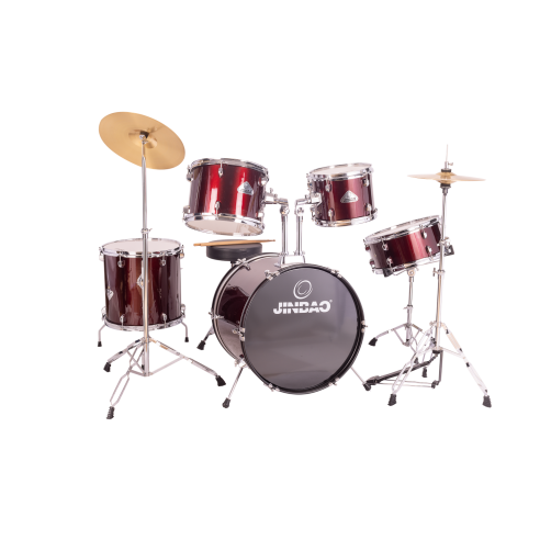 BATERIA COMPLETA JAZZ PO605J ROJA