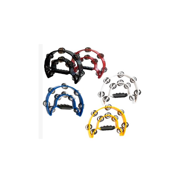 JINBAO Pandereta Media Luna Negra TW20BK