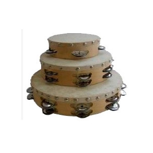 PANDERETA 25 cm con parche TH1016