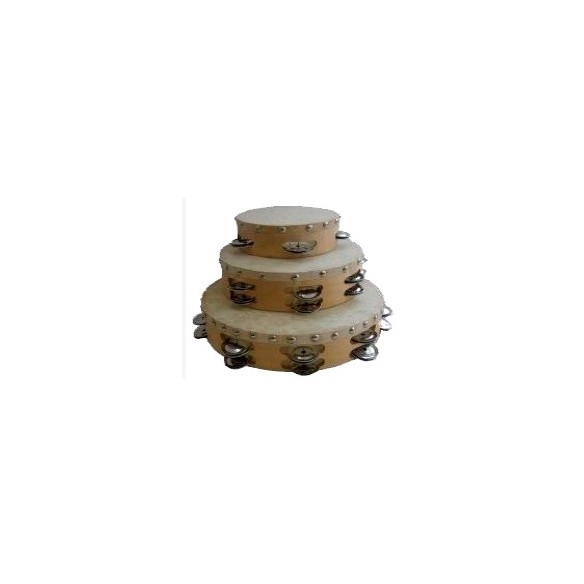 PANDERETA 25 cm con parche TH1016 PANDERETA 25 cm con parche TH1016