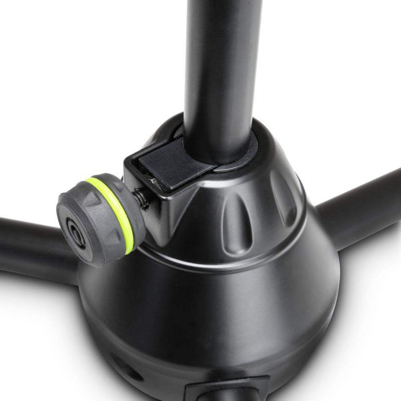 Gravity MS 4321 B Pie de micrófono con trípode y brazo jirafa de 2 punto de ajuste