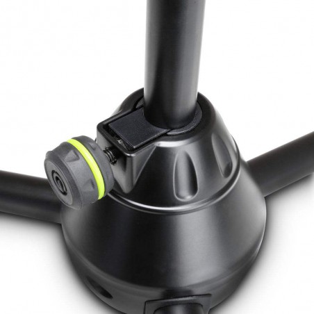 Gravity MS 4321 B Pie de micrófono con trípode y brazo jirafa de 2 punto de ajuste