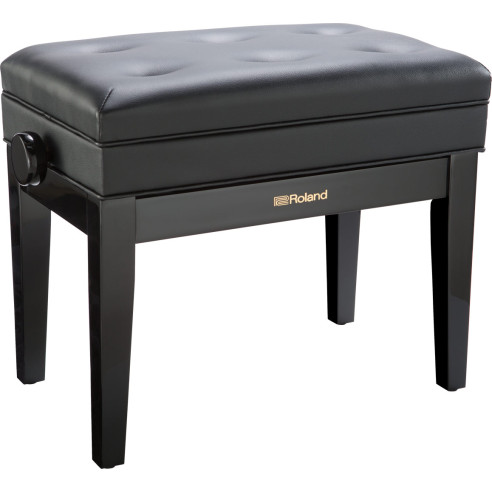 ROLAND RPB-400PE Banqueta Piano Graduable Negra Brillo