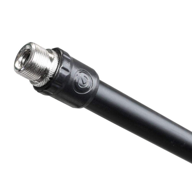 Gravity MS 4221 B Pie de micrófono corto con trípode y brazo jirafa de 2 puntos de ajuste