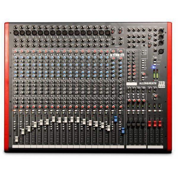 ALLEN-HEATH ZED-420 Mezclador 20 canales y 4 buses con USB ALLEN-HEATH ZED-420 Mezclador 20 canales y 4 buses con USB