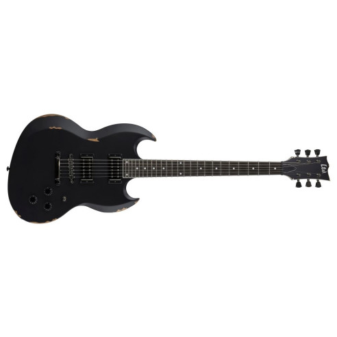 VOLSUNG Distressed  Black Lars Fredericksen Guitarra Eléctrica