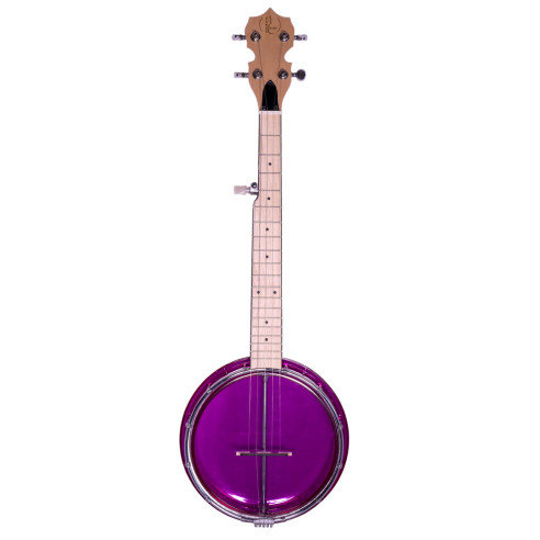 BONES BB500P Banjolele 5 Cuerdas Púrpura