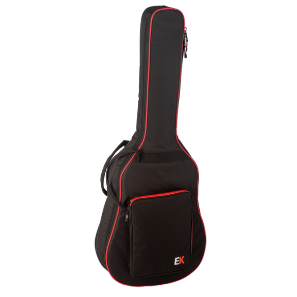 Funda Guitarra Acústica 10mm Negra/Roja FGA10RD Funda Guitarra Acústica 10mm Negra/Roja FGA10RD