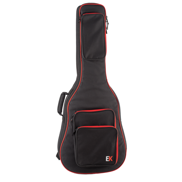 Funda Guitarra Acústica 30mm Negra/Roja FGA30RD Funda Guitarra Acústica 30mm Negra/Roja FGA30RD