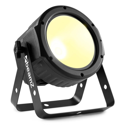 BeamZ COB30WW Foco FlatPAR Blanco.1 Led de 30 Watts, Tecnologia COB ,3 canales DMX,