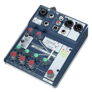 Soundcraft NOTEPAD-5 Mesa Mezclas 5 canales con USB