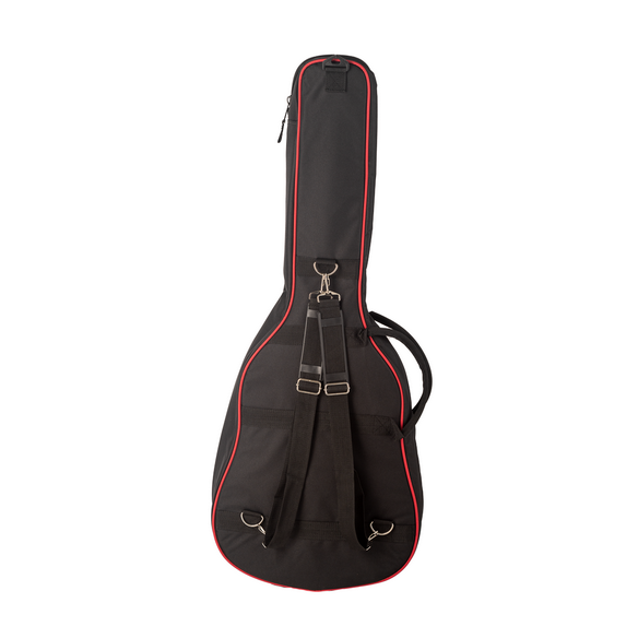 Funda Guitarra Clásica 4/4 10mm Negra/Roja FGC10RD