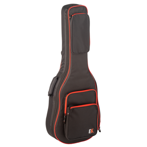 Funda Guitarra Clásica 4/4 30mm Negra/Roja FGC30RD
