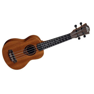 Ukelele Lag TKU10S Serie Tiki Uku Soprano con el cuerpo de Sapelli, tapa de cedro y acabado satinado. 2