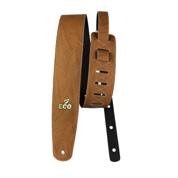 ECO03 CORREA GUITARRA/BAJO Eco Vegana Whiskey 