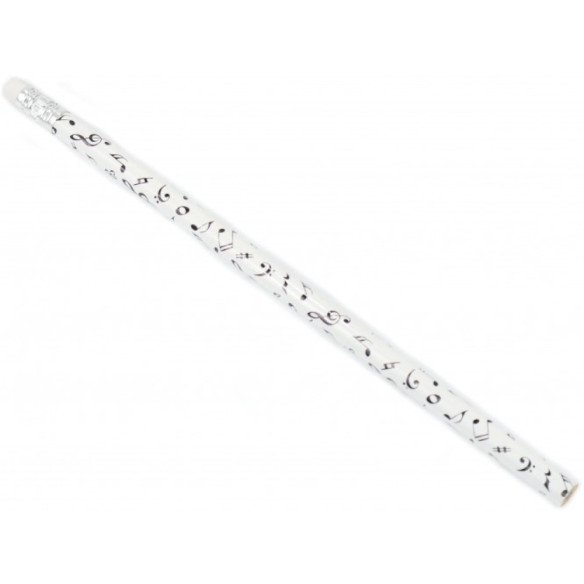 Lápiz Blanco con Notas B-1086 Lápiz Blanco con Notas B-1086
