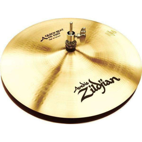 Hi Hat Zildjian 14" A Zildjian Quick Beat brillante, resplandeciente y con un gran cuerpo. Medium Heavy / Heavy.