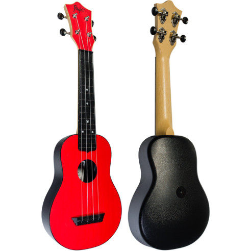 FLIGHT TUS-35RD Ukelele Soprano Travel Color Rojo