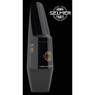 Boquilla de ebonita SELMER S90-170 para Saxo Alto.