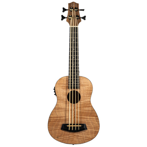 BONES SP540B Ukelele Bajo de Okume Flameado