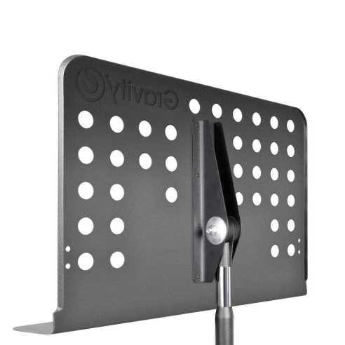 Gravity NS ORC 2 Atril de partituras para orquesta con bandeja perforada profesional.