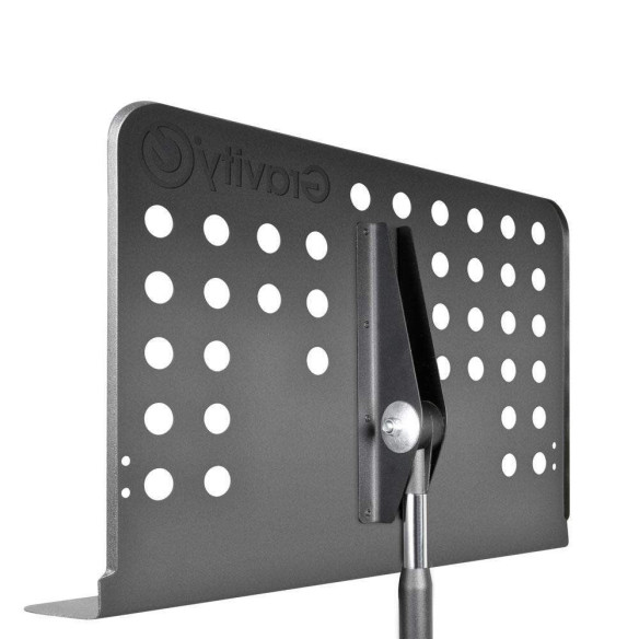 Gravity NS ORC 2 Atril de partituras para orquesta con bandeja perforada profesional.