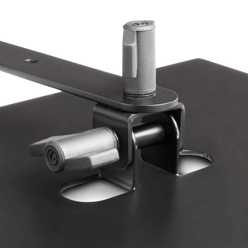 Bandeja de acero para tableta o Mixer Gravity MA TRAY 1 para montar en un pie de micro.