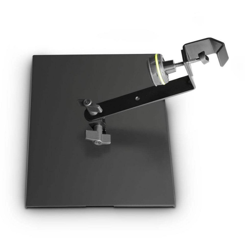 Bandeja de acero para tableta o Mixer Gravity MA TRAY 1 para montar en un pie de micro.