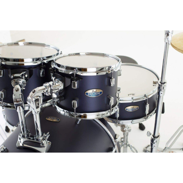 Kit de Bateria Pearl DMP Decade Maple DMP925S-C207 de 5 piezas, con Herrajes y acabado Ultramarine Velvet.