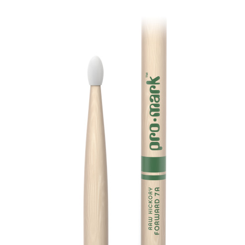 comprar Baquetas Promark Serie The Natural TXR7AN en acabado natural sin barnizar y con punta de nylon ( Precio Par ).