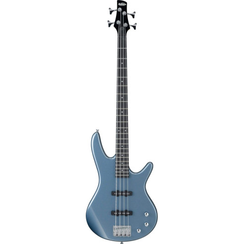 Bajo Eléctrico IBANEZ GSR180-BK con mástil GSR4, cuerpo de álamo, pastillas Dynamix y acabado en Baltic Blue Metallic.