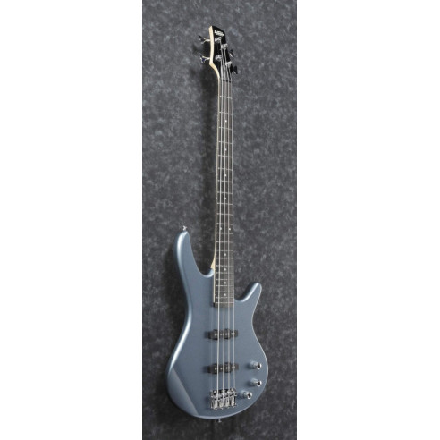 Bajo Eléctrico IBANEZ GSR180-BK con mástil GSR4, cuerpo de álamo, pastillas Dynamix y acabado en Baltic Blue Metallic.