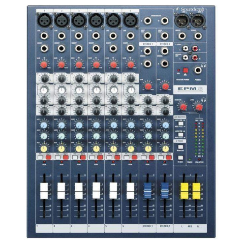 Mesa Mezclas SOUNDCRAFT EPM 6 de 6 entradas.