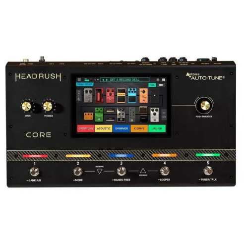 HEADRUSH CORE Pedalera Guitarra y Voz