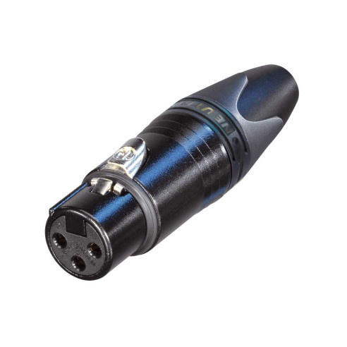 NC3FXX-BAG Conector XLR Hembra Aéreo Negro