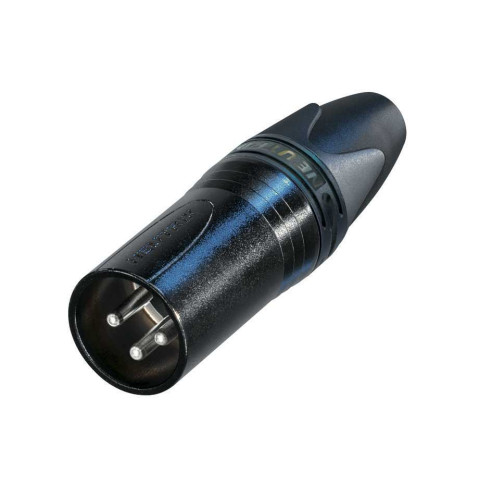 NC3MXX-BAG Conector XLR Macho Aéreo Negro