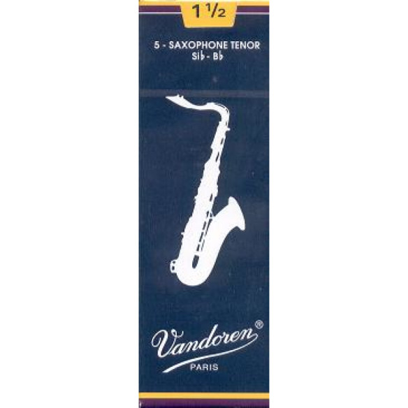 Caja 5 cañas Saxo Tenor Tradicional nº3 1/2 Caja 5 cañas Saxo Tenor Tradicional nº3 1/2