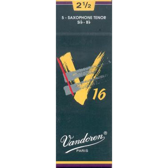 Caja 5 cañas Saxo Tenor V-16 nº2 1/2 Caja 5 cañas Saxo Tenor V-16 nº2 1/2