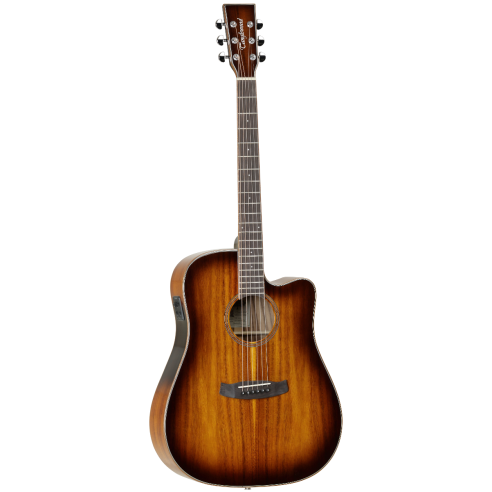 TW5KOA Guitarra Electroacústica Dreadgnought