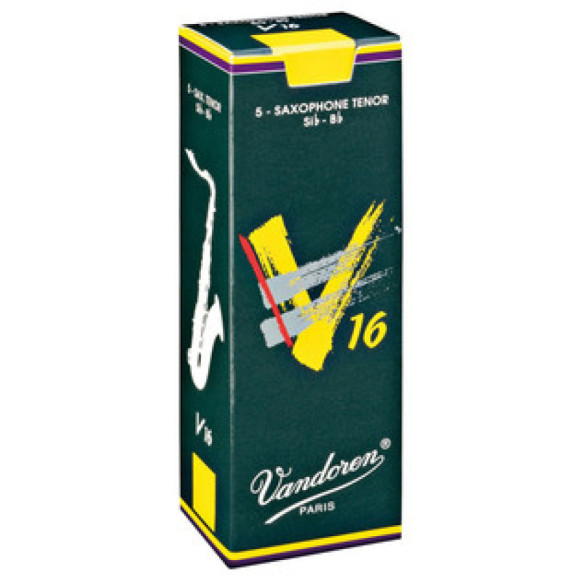 Caja 5 cañas Saxo Tenor V-16 nº3 1/2  Caja 5 cañas Saxo Tenor V-16 nº3 1/2