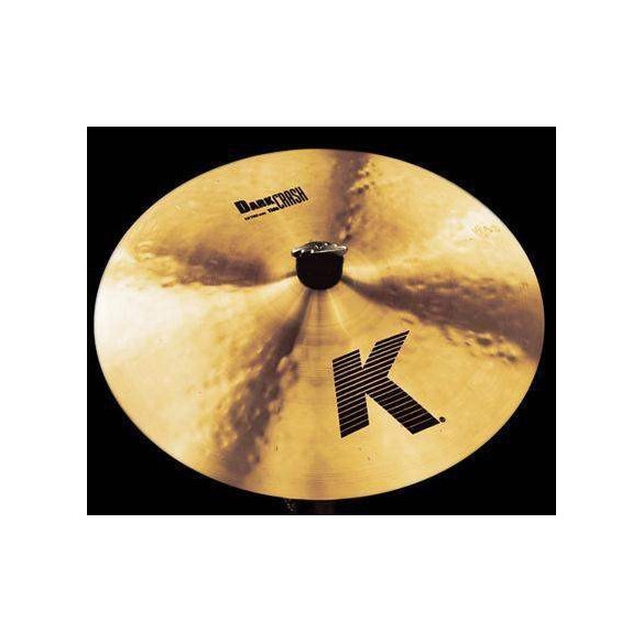 Plato Zildjian Crash 16" K Dark Medium Thin con tonos secos, oscuros y complejos de colores brillantes. Plato Zildjian Crash 16" K Dark Medium Thin con tonos secos, oscuros y complejos de colores brillantes.