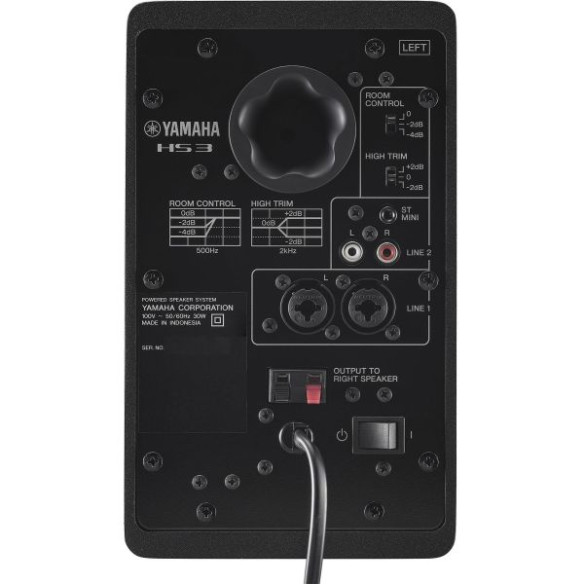 HS3 BLACK Monitores de estudio activos